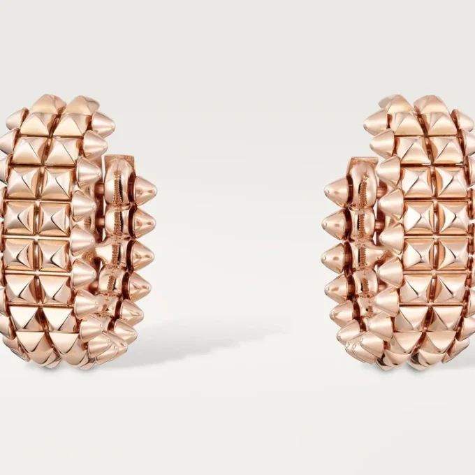 Clash De Cartier Hoop Earrings, Double Row