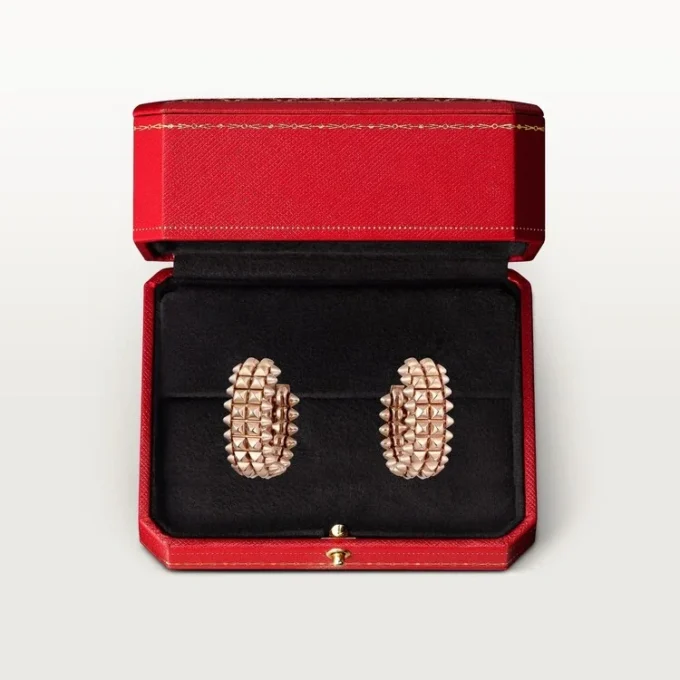 Clash De Cartier Hoop Earrings, Double Row