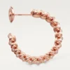 Clash De Cartier Hoop Earrings, Double Row, Paved