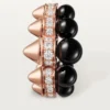 Clash De Cartier Hoop Earrings, Onyx, Extra-Large Model, Diamonds