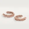 Clash De Cartier Hoop Earrings – Rose Gold, Small | Cartier Us