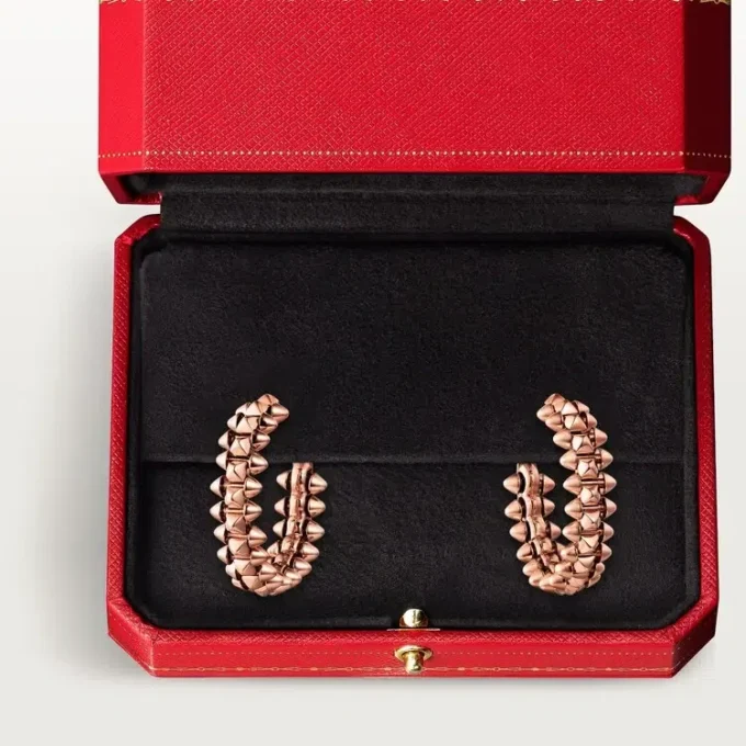 Clash De Cartier Hoop Earrings – Rose Gold, Small | Cartier Us