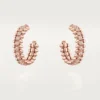 Clash De Cartier Hoop Earrings, Small Model, Paved