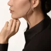 Clash De Cartier Hoop Earrings, Small Model, Paved