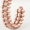 Clash De Cartier Hoop Earrings, Small Model, Paved