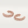 Clash De Cartier Hoop Earrings, Small Model, Paved
