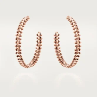 Clash De Cartier Hoop Earrings Small Model – Rose Gold – Cartier