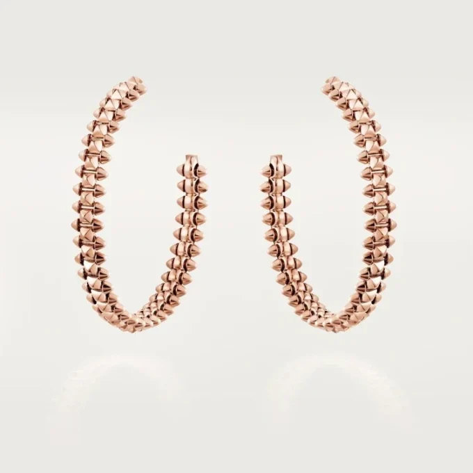 Clash De Cartier Hoop Earrings Small Model – Rose Gold – Cartier