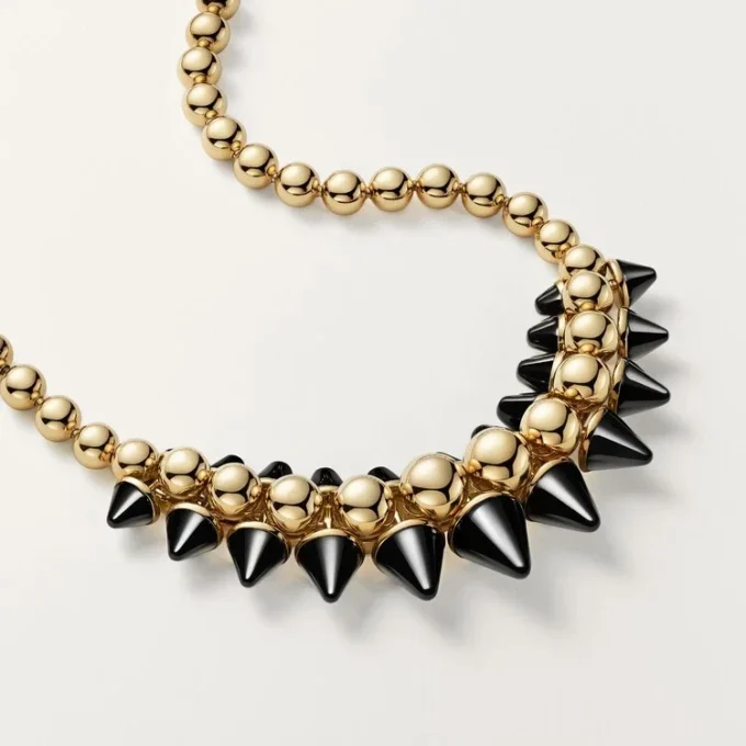 Clash De Cartier Necklace, Flexible, Extra-Large Model, Onyx