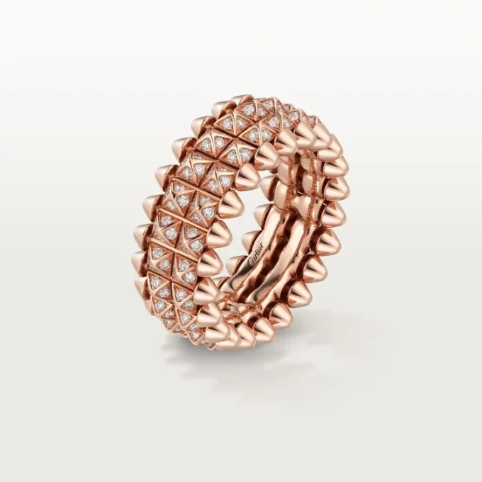 Clash De Cartier Ring, Double Row, Paved Clash De Cartier Ring, Double Row, Paved