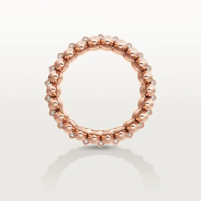 Clash De Cartier Ring, Double Row, Paved Clash De Cartier Ring, Double Row, Paved