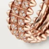 Clash De Cartier Ring, Double Row, Paved Clash De Cartier Ring, Double Row, Paved