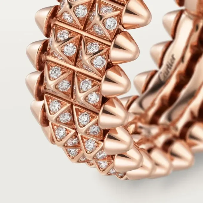Clash De Cartier Ring, Double Row, Paved Clash De Cartier Ring, Double Row, Paved