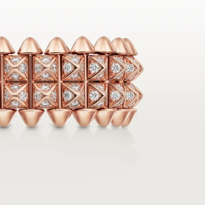 Clash De Cartier Ring, Double Row, Paved Clash De Cartier Ring, Double Row, Paved