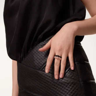 Clash De Cartier Ring, Onyx, Extra-Large Model, Diamonds