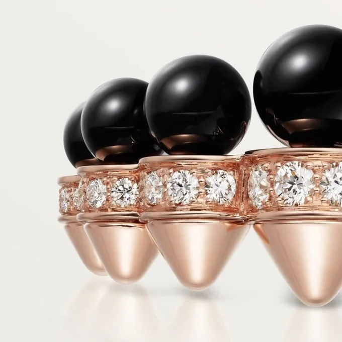 Clash De Cartier Ring, Onyx, Extra-Large Model, Diamonds Clash De Cartier Ring, Onyx, Extra-Large Model, Diamonds