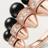 Clash De Cartier Ring, Onyx, Extra-Large Model, Diamonds Clash De Cartier Ring, Onyx, Extra-Large Model, Diamonds