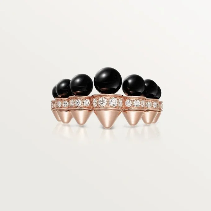Clash De Cartier Ring, Onyx, Extra-Large Model, Diamonds Clash De Cartier Ring, Onyx, Extra-Large Model, Diamonds