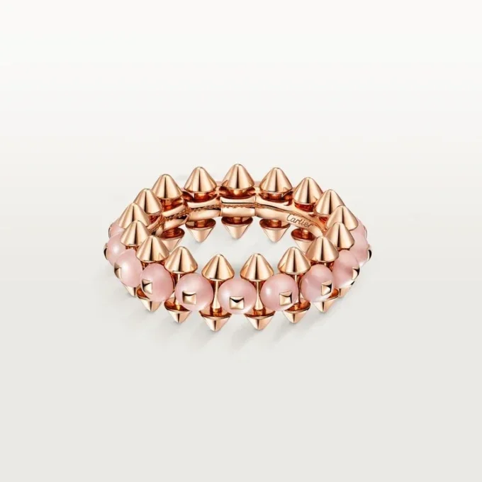 Clash De Cartier Ring, Pink Chalcedony Clash De Cartier Ring, Pink Chalcedony