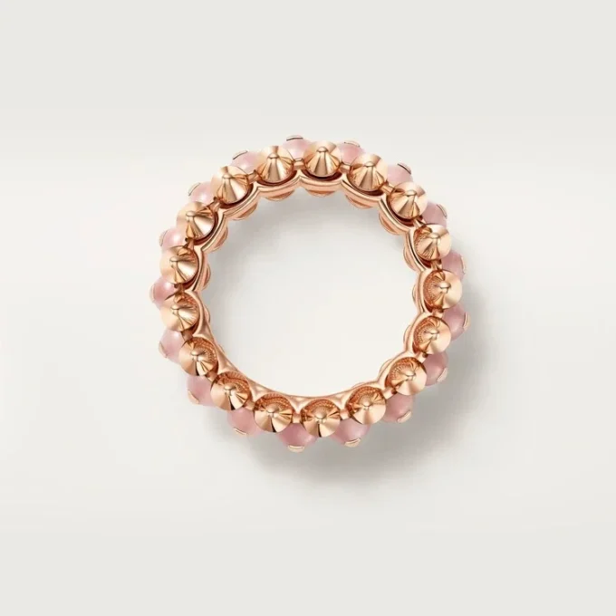 Clash De Cartier Ring, Pink Chalcedony Clash De Cartier Ring, Pink Chalcedony