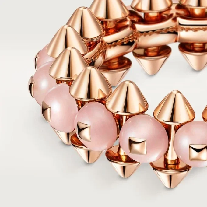 Clash De Cartier Ring, Pink Chalcedony Clash De Cartier Ring, Pink Chalcedony