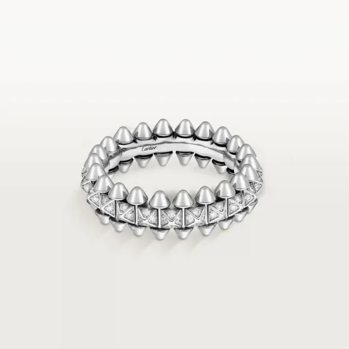 Clash De Cartier Ring, Small Model, Paved Clash De Cartier Ring, Small Model, Paved