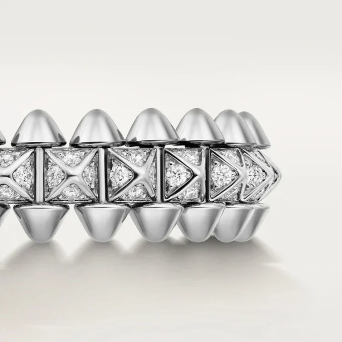 Clash De Cartier Ring, Small Model, Paved Clash De Cartier Ring, Small Model, Paved