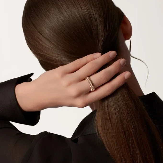 Clash De Cartier Ring, Small Model, Paved Clash De Cartier Ring, Small Model, Paved