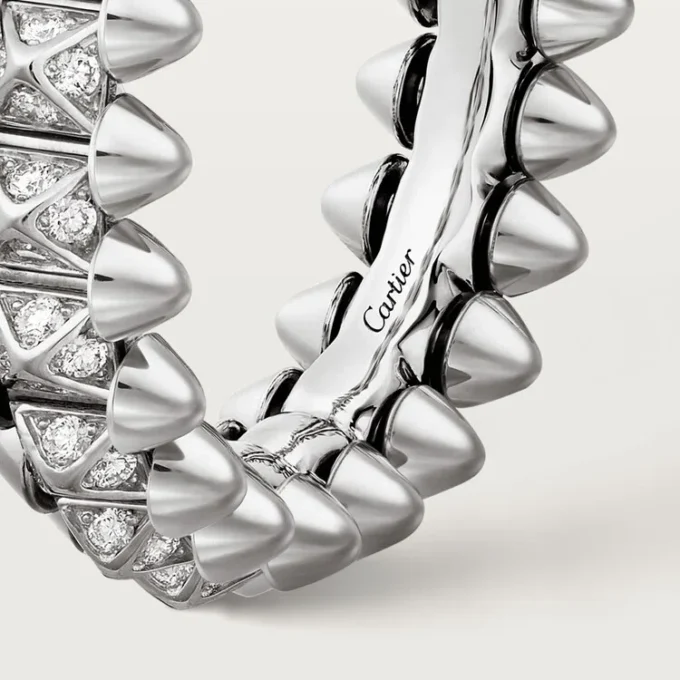 Clash De Cartier Ring, Small Model, Paved Clash De Cartier Ring, Small Model, Paved