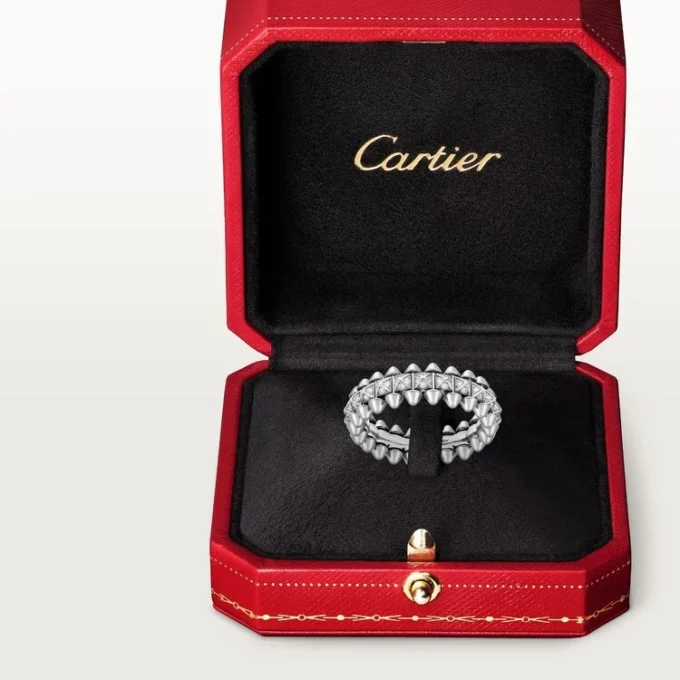 Clash De Cartier Ring, Small Model, Paved Clash De Cartier Ring, Small Model, Paved