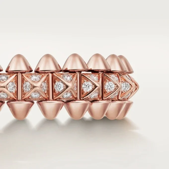 Clash De Cartier Ring, Small Model, Paved Clash De Cartier Ring, Small Model, Paved