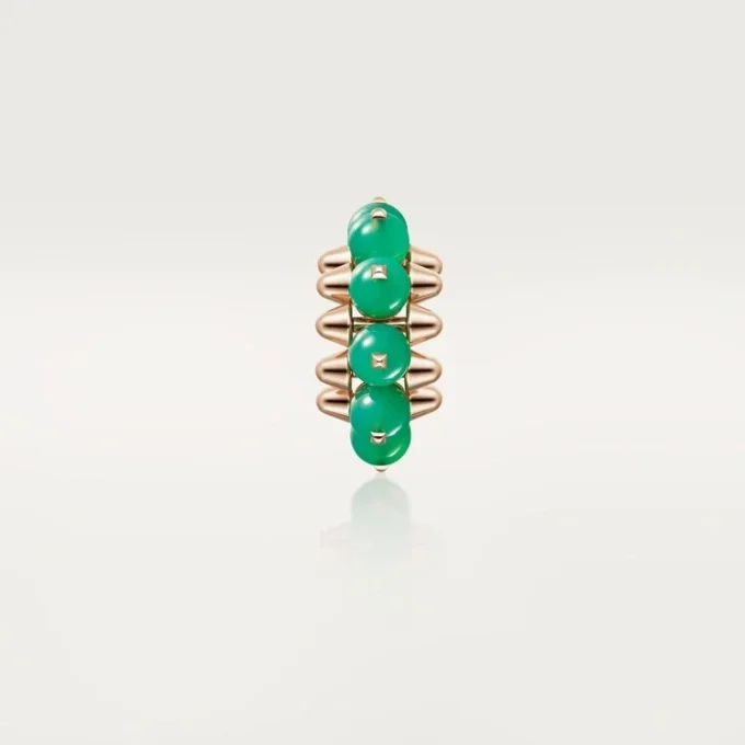 Clash De Cartier Single Earring, Chrysoprase, Extra-Large Model