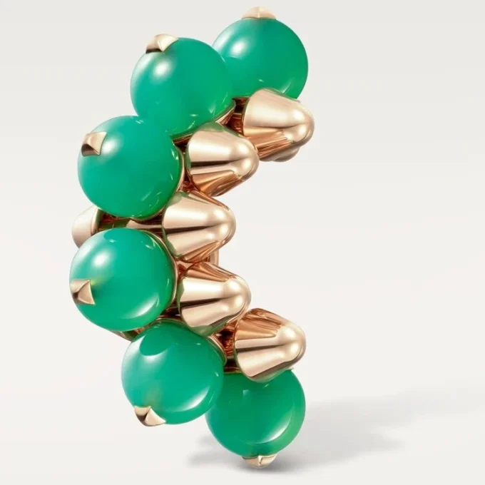 Clash De Cartier Single Earring, Chrysoprase, Extra-Large Model