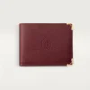 Coin/Banknote/Burgundy Calfskin, Golden Finish – Cartier Coin/Banknote/Burgundy Calfskin, Golden Finish – Cartier