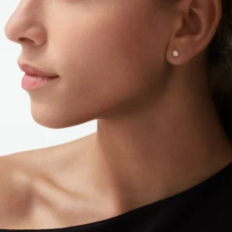 Diamants Legers Earrings, Mm – Pink Gold, Diamonds – Cartier