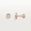 Diamants Legers Earrings, Mm – Pink Gold, Diamonds – Cartier