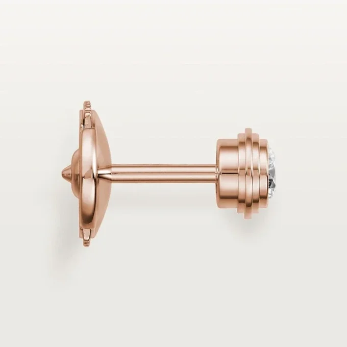 Diamants Legers Earrings, Mm – Pink Gold, Diamonds – Cartier