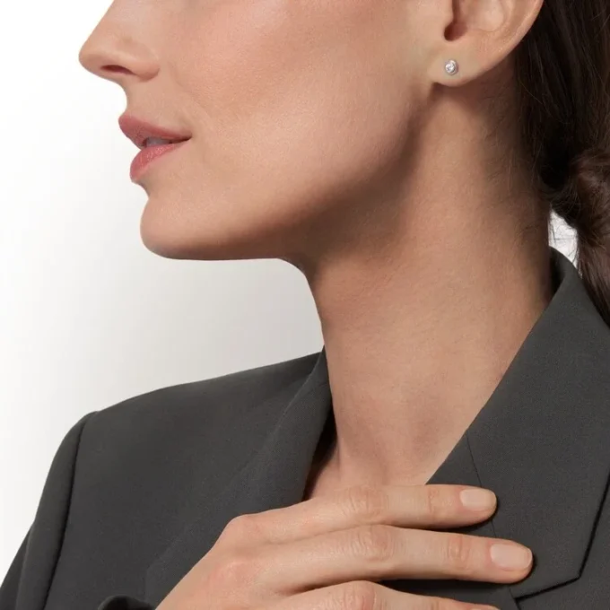 Diamants Legers Earrings, Mm – White Gold, Diamonds – Cartier
