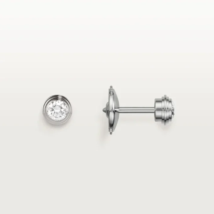 Diamants Legers Earrings, Mm – White Gold, Diamonds – Cartier