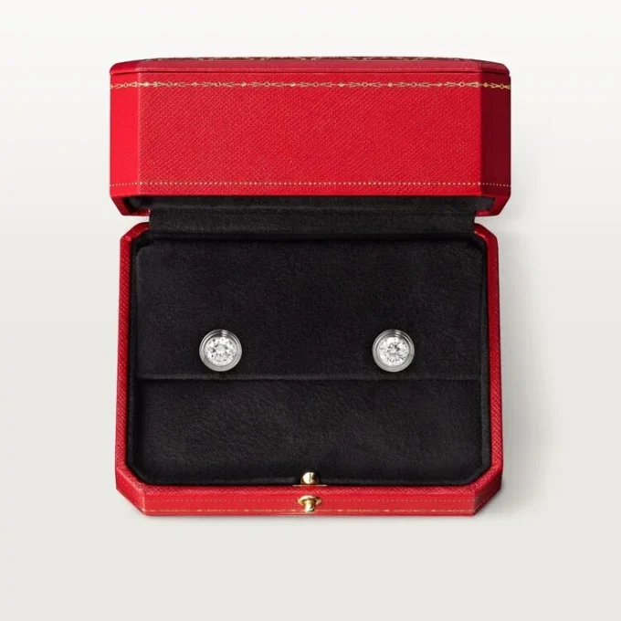Diamants Legers Earrings, Mm – White Gold, Diamonds – Cartier