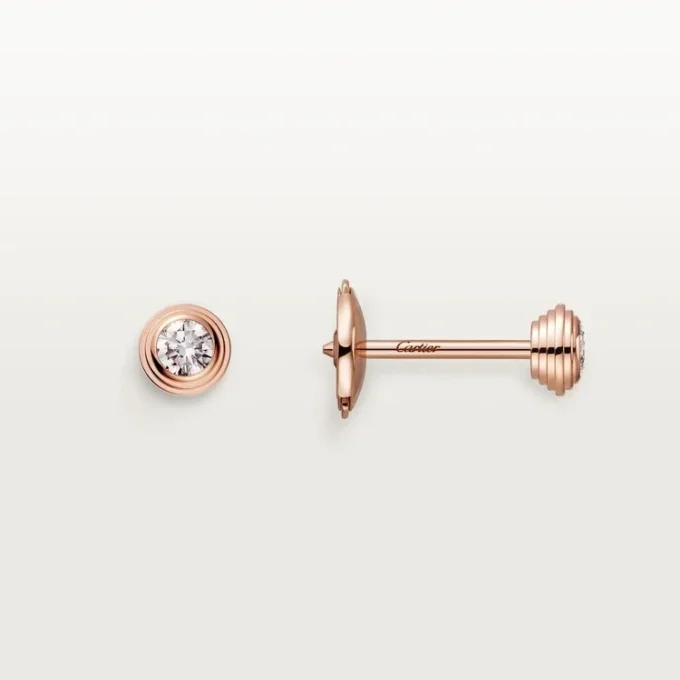 Diamants Legers Earrings – Rose Gold, Diamonds – Cartier