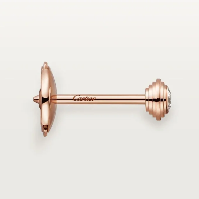 Diamants Legers Earrings Xs – Pink Gold, Diamonds – Cartier