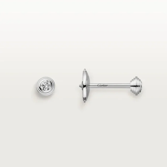 Diamants Legers Earrings Xs – White Gold, Diamonds – Cartier