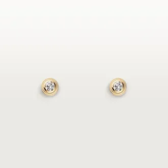 Diamants Legers Earrings Xs – Yellow Gold, Diamonds – Cartier