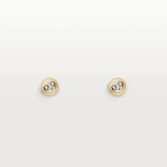 Diamants Legers Earrings Xs – Yellow Gold, Diamonds – Cartier