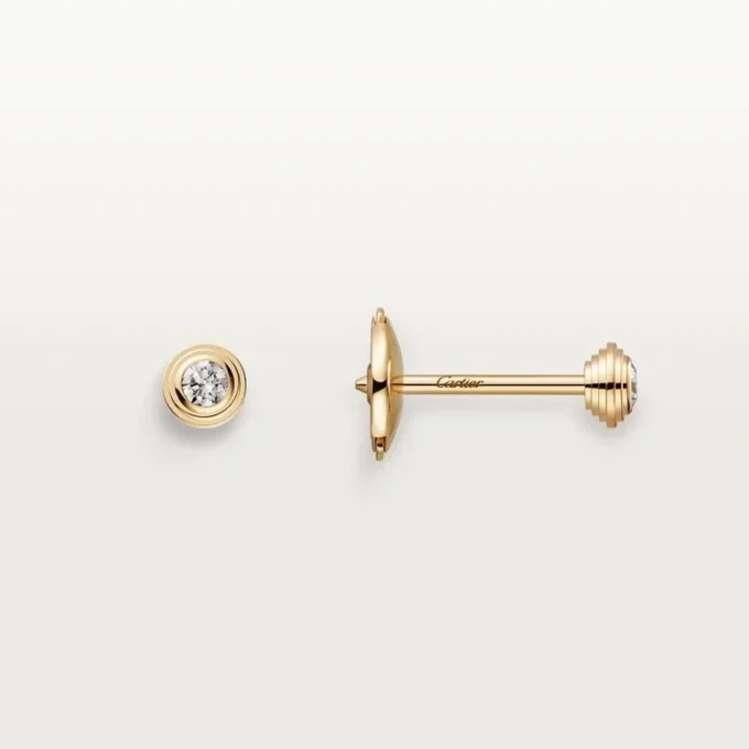 Diamants Legers Earrings Xs – Yellow Gold, Diamonds – Cartier