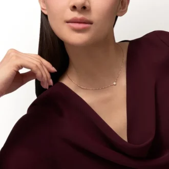 Diamants Legers Necklace, Lm – Pink Gold, Diamond – Cartier