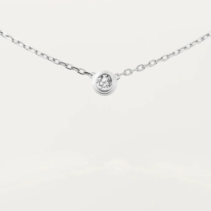 Diamants Legers Necklace, Lm – White Gold, Diamond – Cartier