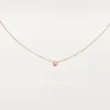 Diamants Legers Necklace, Sm – Pink Gold, Diamond – Cartier