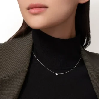 Diamants Legers Necklace, Sm – White Gold, Diamond – Cartier